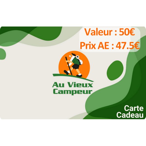 Carte cadeau au VIEUX CAMPEUR -4%