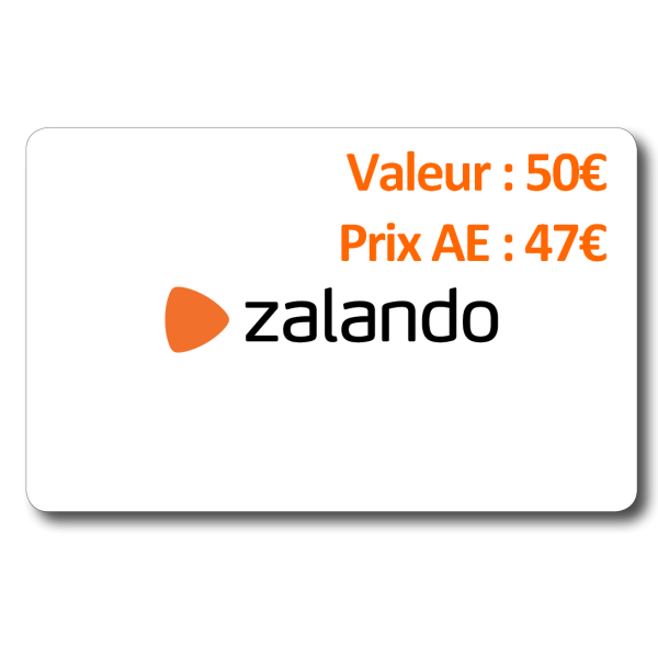 Carte cadeau Zalando -4%