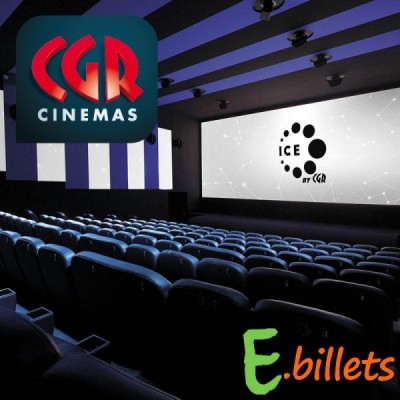 CGR Cinéma E-billet Salle ICE Validité 27.09.26 par Avantages Enseignants