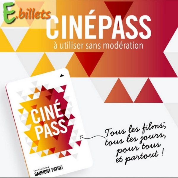 CINEPASS Pathe Gaumont Solo Abonnement 1an