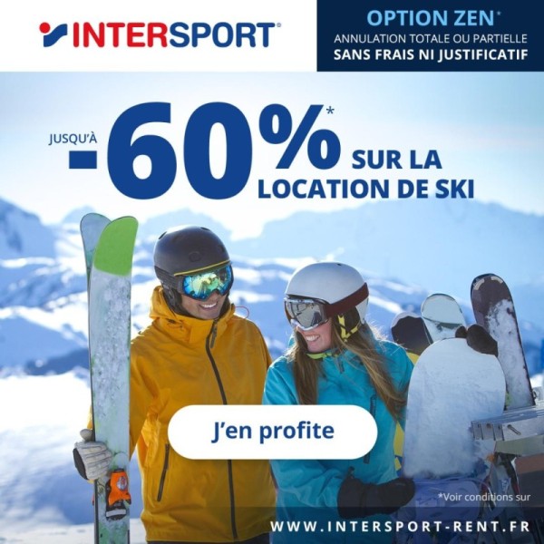 Intersport Location Matériel de Ski Jusqu'à -60%