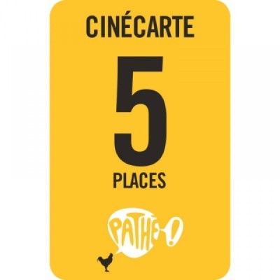 Pathe Gaumont E-Ciné Cartes 5 Places