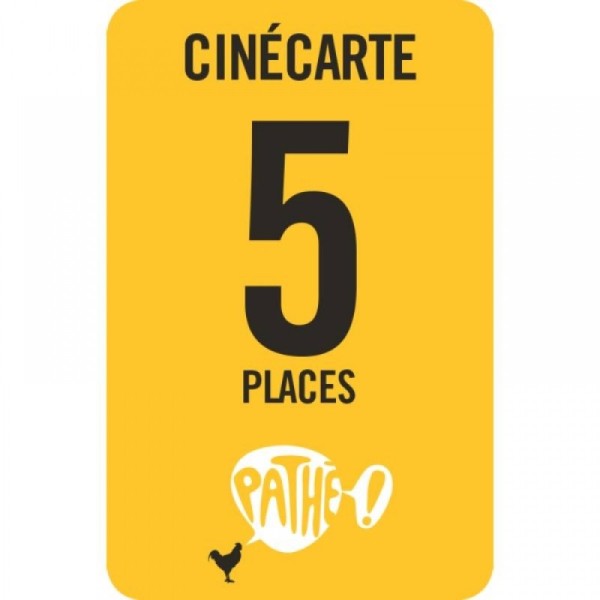 Pathe Gaumont E-Ciné Cartes 5 Places Validité 31/05/2026