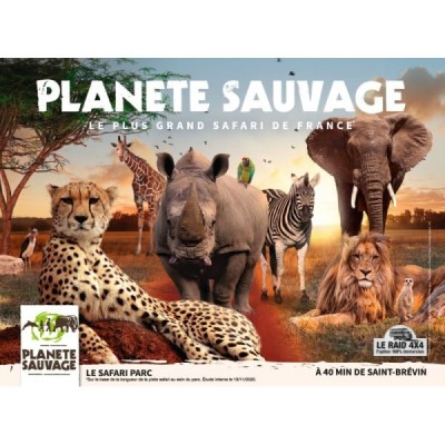 Planète Sauvage Le Plus Grand Safari de France E Billet Enfant par Avantages Enseignants