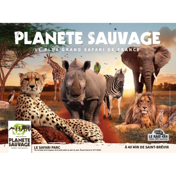 Planète Sauvage E Billet 1 jour Enfant 3-12 ans Validité 29/11/2026