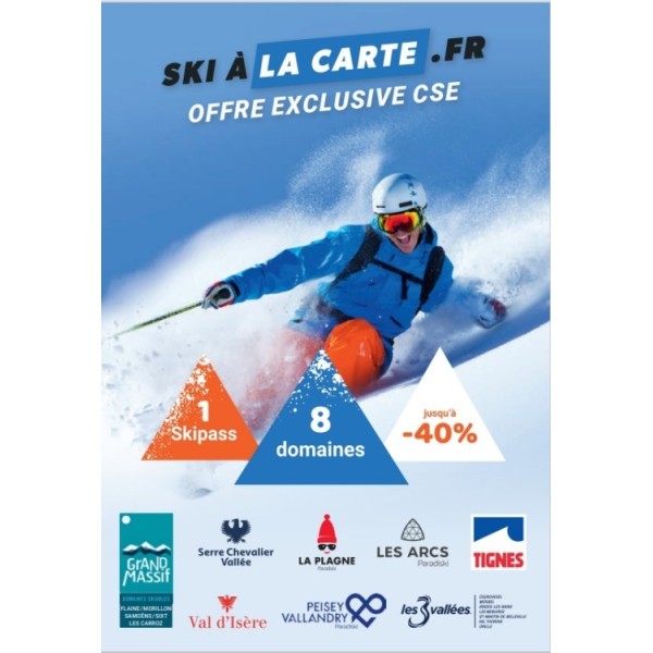 Serre Chevalier Code Promo* Ski à la Carte Jusqu'à -50% sur vos forfaits 2026-27