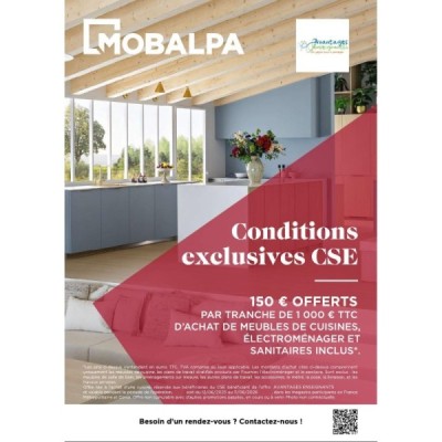 Votre carte AE Partenaire des cuisines  Mobalpa et SoCooc
