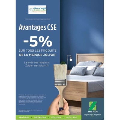 Zolpan Spécialiste de la peinture -5 en boutique par Avantages Enseignants