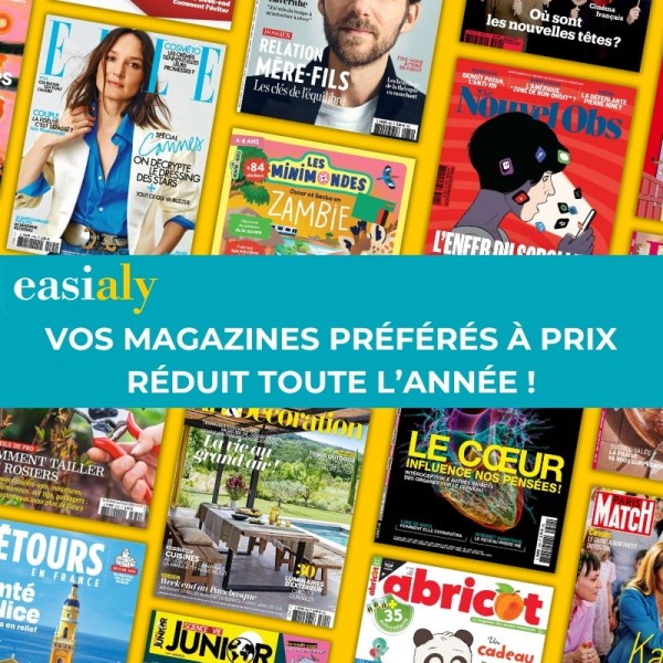 Vos magazines préférés à prix réduits et sans engagement !
