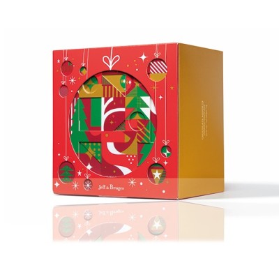 Ballotin rouge 1 kg chocolats assortis JEFF de Bruges