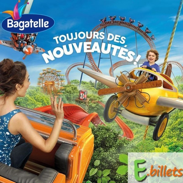 Bagatelle   E-Billet - 1 Jour - Tarif Unique Validité 01/11/2026