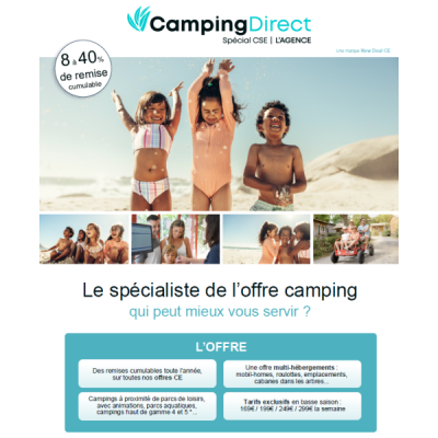 CAMPING DIRECT Le meilleur prix