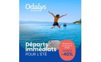 Départs immédiats : jusqu'à -40%